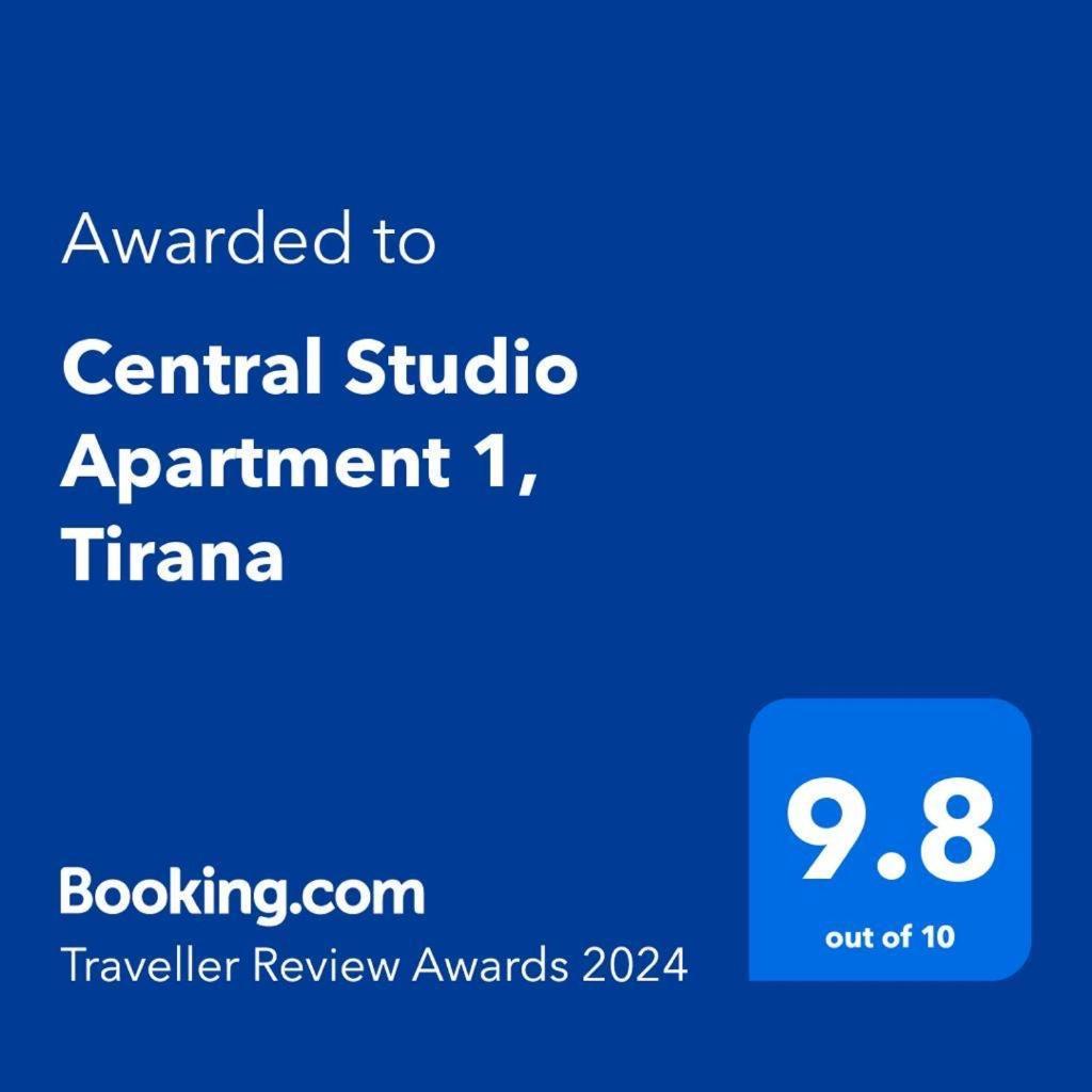 Central Studio Apartment 1, Tirana Eksteriør billede